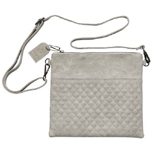 Picture of Tefillin Bag Faux Leather Quilted Design Detachable Strap Off White